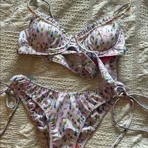 NWT Strawberry Milk Mob Bikini